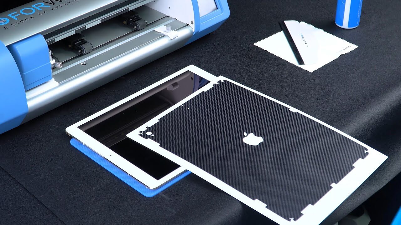 iPad Pro 12.9-inch Back Film Skin Installation Video | Forward Zero Screen Protector Cutting Plotter