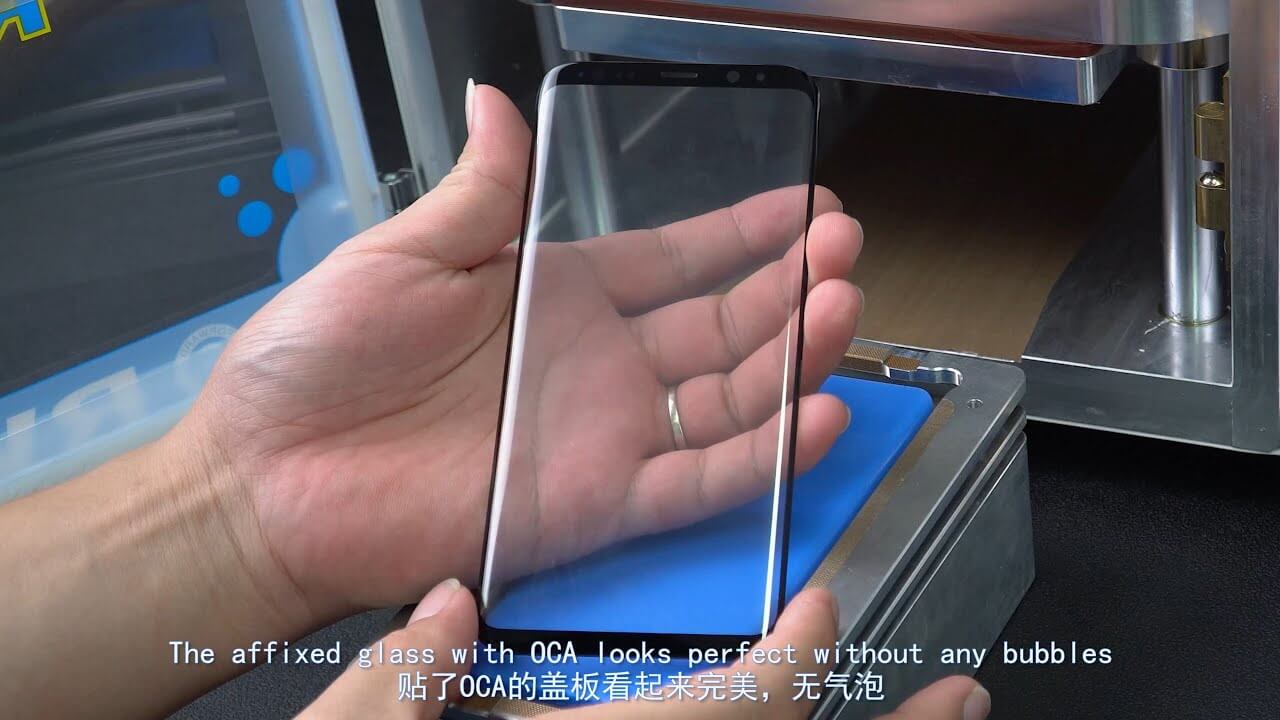 Use RMB-3 OCA Lamination Machine To Repair Samsung Galaxy S8 Plus Edge Screen - How To
