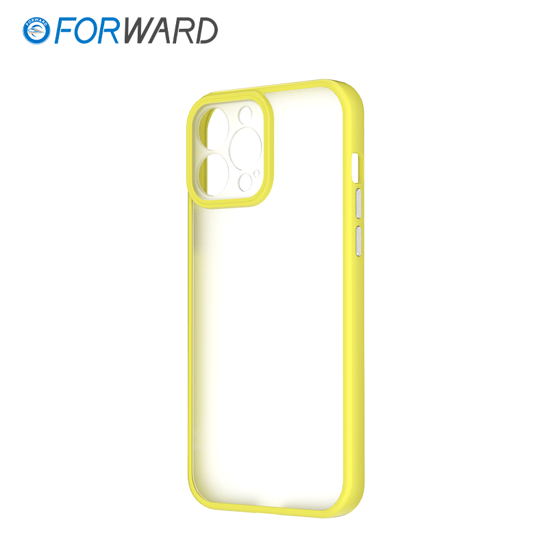FW-KZ1 Skinnable Blank Phone Case For iPhone 13 Pro Max Youthful & Skin-Feeling Lemon Yellow side