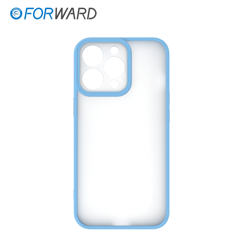 FW-KZ2 Skinnable Blank Phone Case For iPhone 13 Pro Youthful & Skin-Feeling Ivy Blue back
