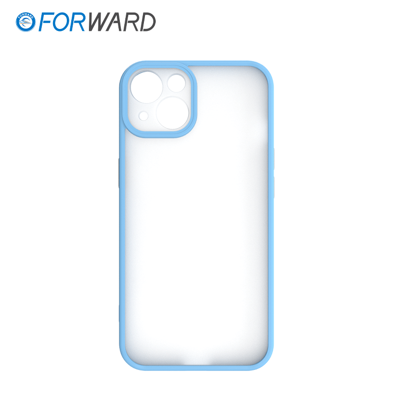 FW-KZ3 Skinnable Blank Phone Case For iPhone 13 Youthful & Skin-Feeling Ivy Blue back