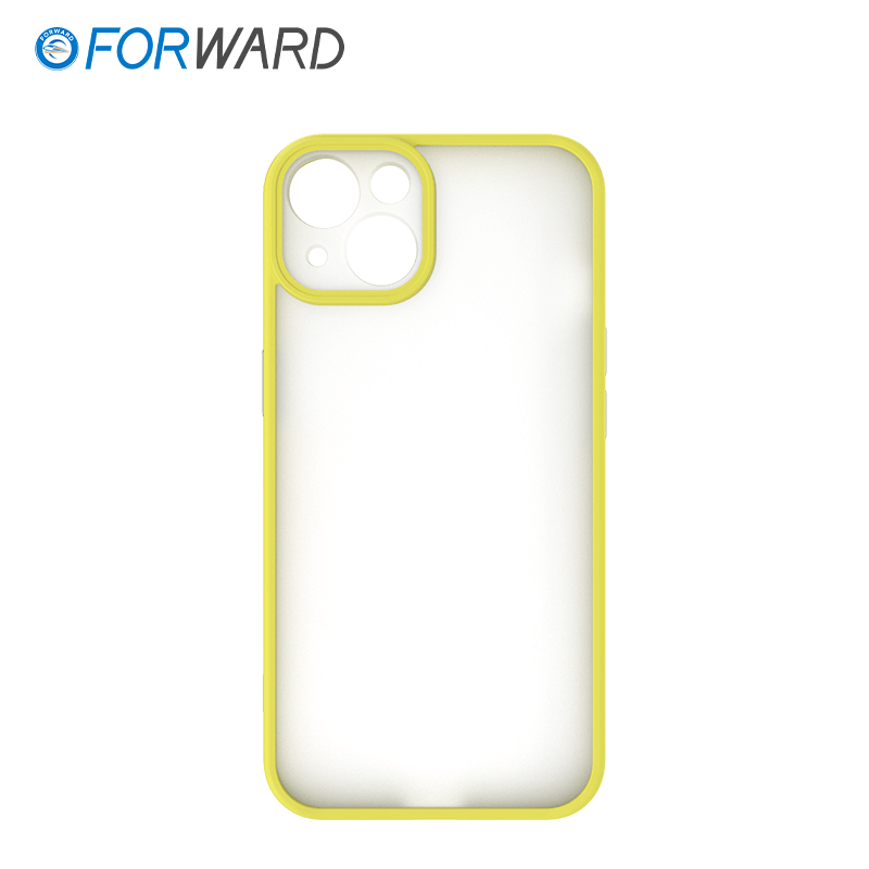 FW-KZ3 Skinnable Blank Phone Case For iPhone 13 Youthful & Skin-Feeling Lemon Yellow back