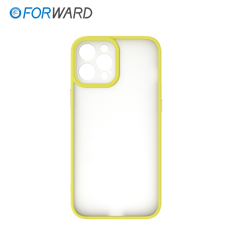 FW-KZ5 Skinnable Blank Phone Case For iPhone 12 pro max Youthful & Skin-Feeling Lemon Yellow back