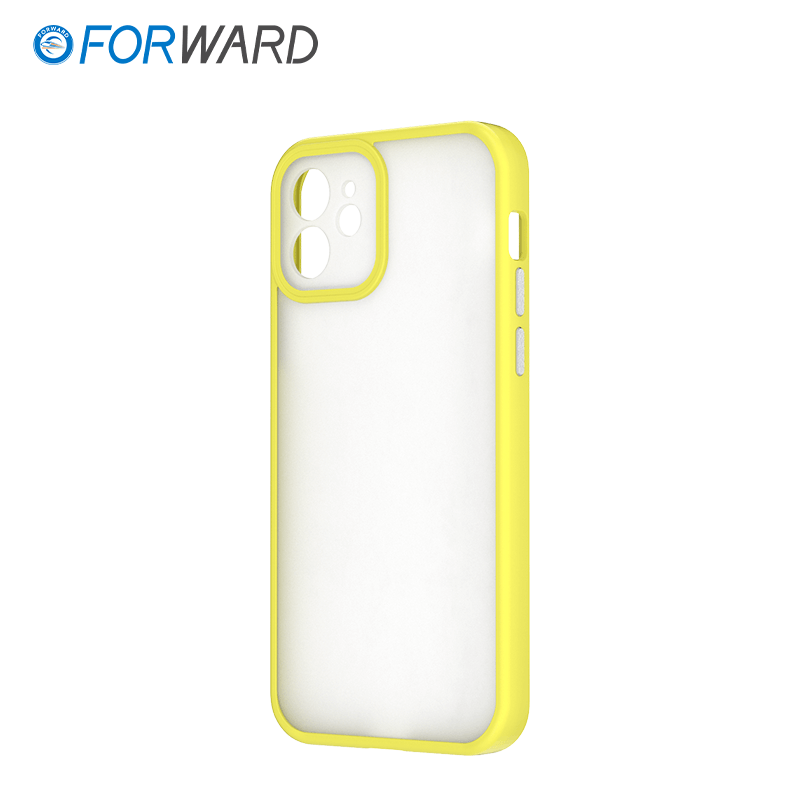 FW-KZ7 Skinnable Blank Phone Case For iPhone 12 Youthful & Skin-Feeling Lemon Yellow side