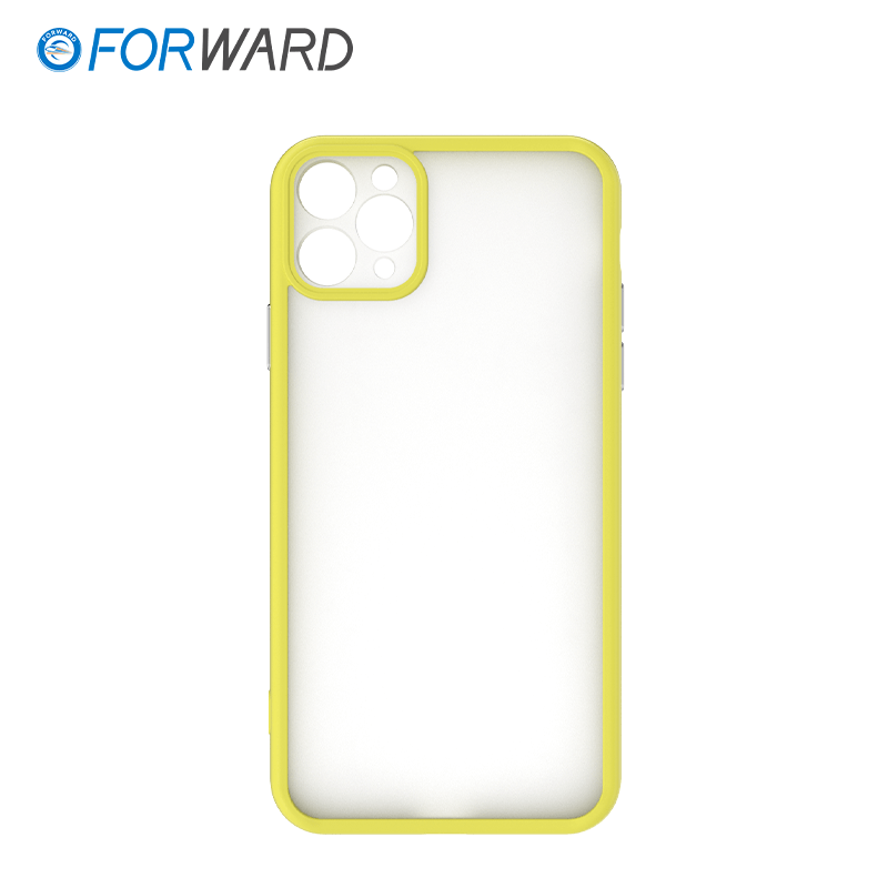 FW-KZ9 Skinnable Blank Phone Case For iPhone 11 pro max Youthful & Skin-Feeling Lemon Yellow back