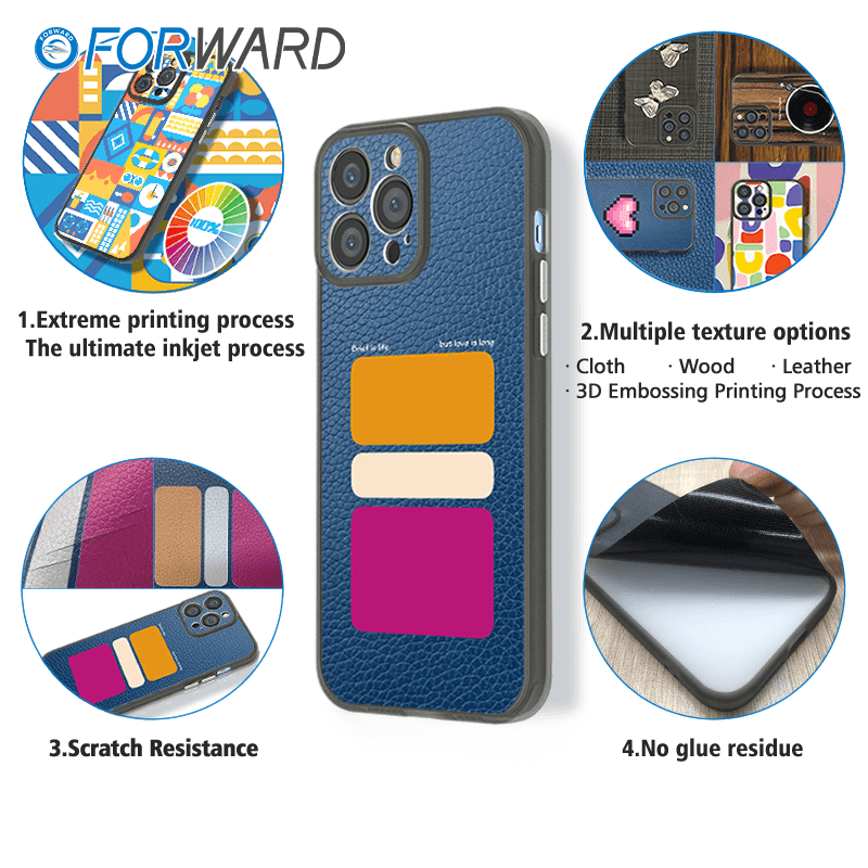 Various Phone Case Skin Materials for Skinnable Blank Phone Case