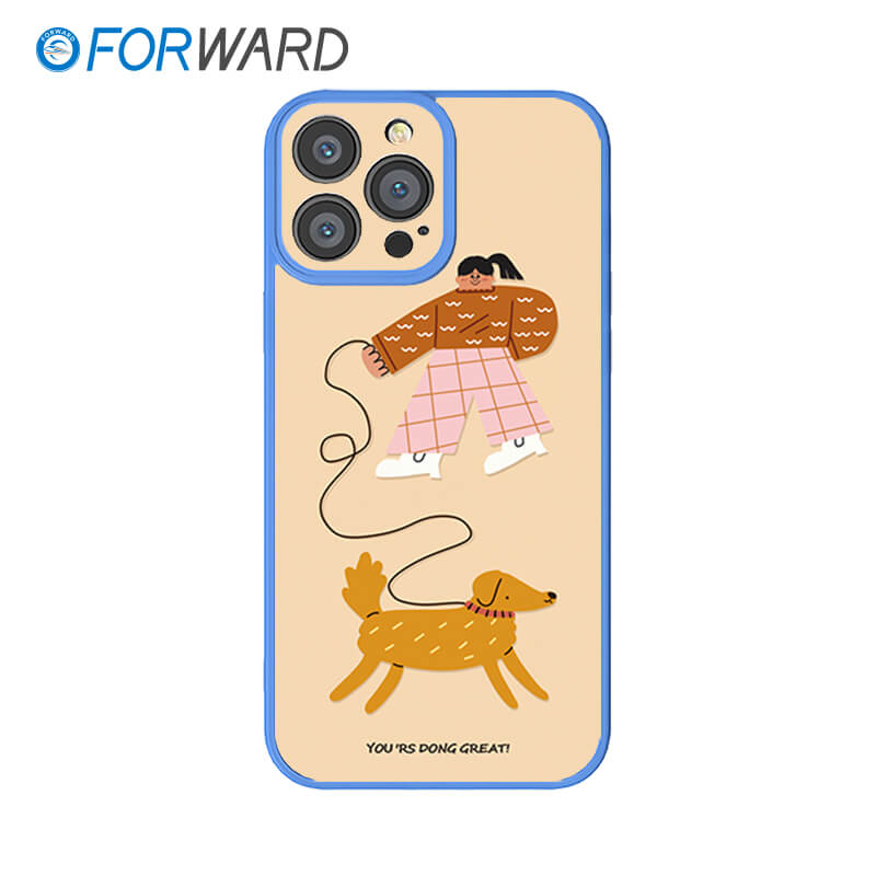 FORWARD Finished Phone Case For iPhone - Animal World FW-KDW003 Ivy Blue