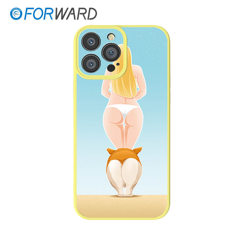 FORWARD Finished Phone Case For iPhone - Animal World FW-KDW006 Lemon Yellow