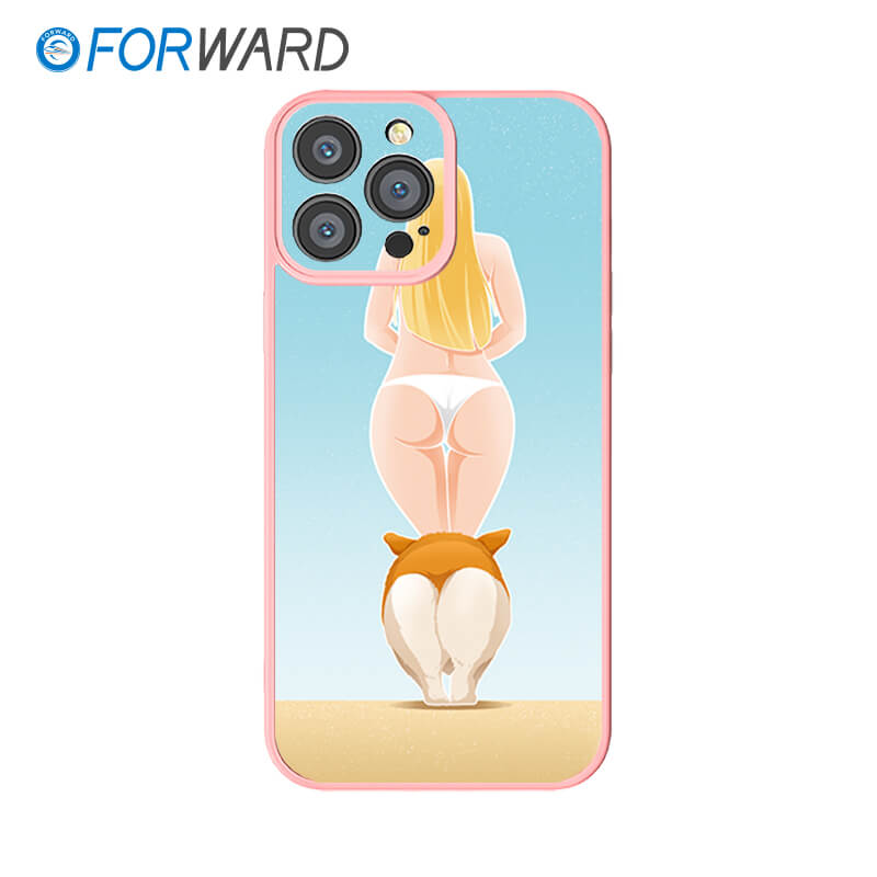 FORWARD Finished Phone Case For iPhone - Animal World FW-KDW006 Sakura Pink