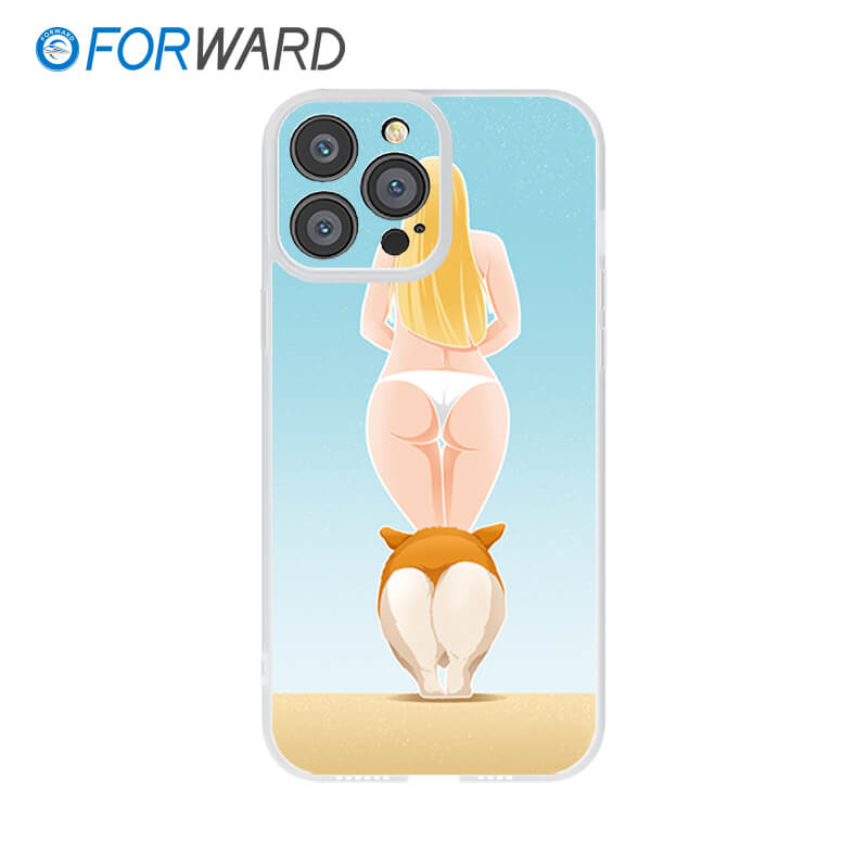 FORWARD Finished Phone Case For iPhone - Animal World FW-KDW006 Wedding White