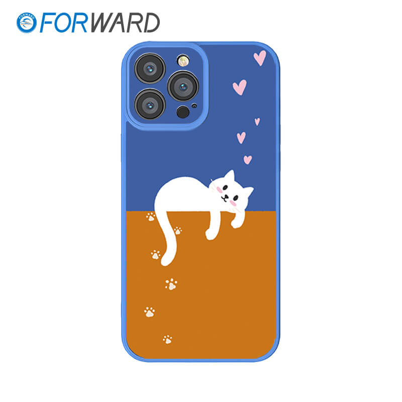 FORWARD Finished Phone Case For iPhone - Animal World FW-KDW025 Ivy Blue