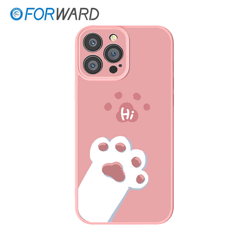 FORWARD Finished Phone Case For iPhone - Animal World FW-KDW031 Sakura Pink