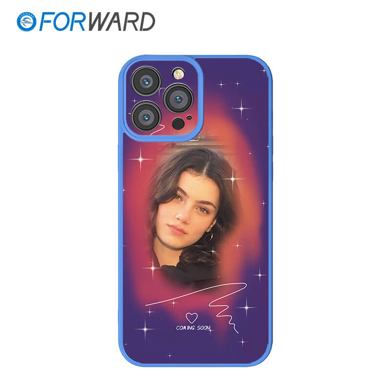 FORWARD Finished Phone Case For iPhone - Customize Your Uniqueness Series FW-KDZ004 Ivy Blue