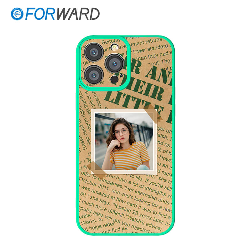 FORWARD Finished Phone Case For iPhone - Customize Your Uniqueness Series FW-KDZ005 Fresh Green