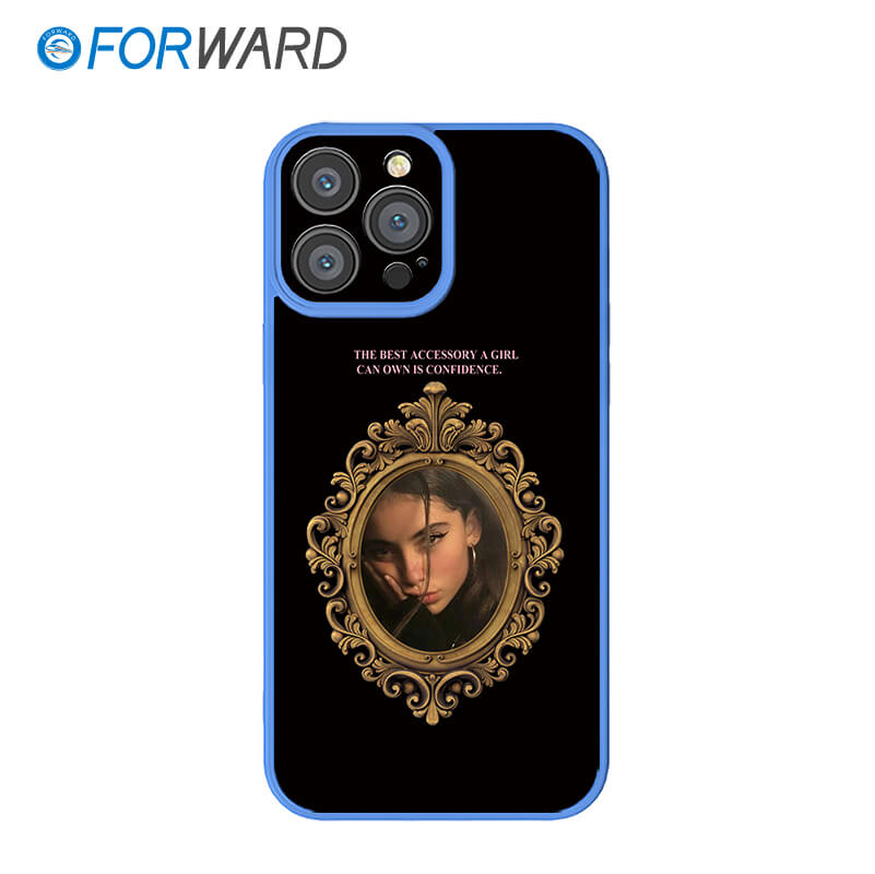 FORWARD Finished Phone Case For iPhone - Customize Your Uniqueness Series FW-KDZ007 Ivy Blue