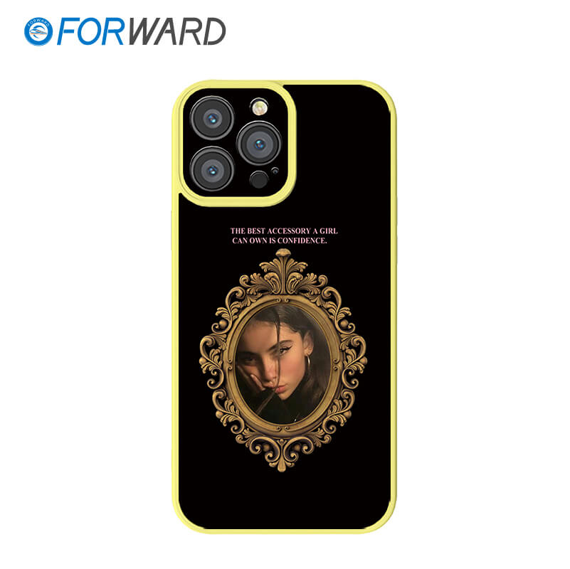 FORWARD Finished Phone Case For iPhone - Customize Your Uniqueness Series FW-KDZ007 Lemon Yellow