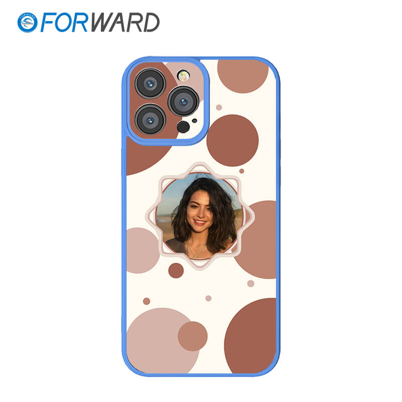 FORWARD Finished Phone Case For iPhone - Customize Your Uniqueness Series FW-KDZ013 Ivy Blue