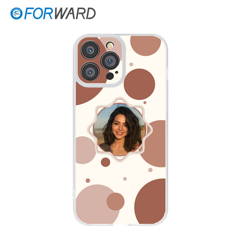 FORWARD Finished Phone Case For iPhone - Customize Your Uniqueness Series FW-KDZ013 Wedding White