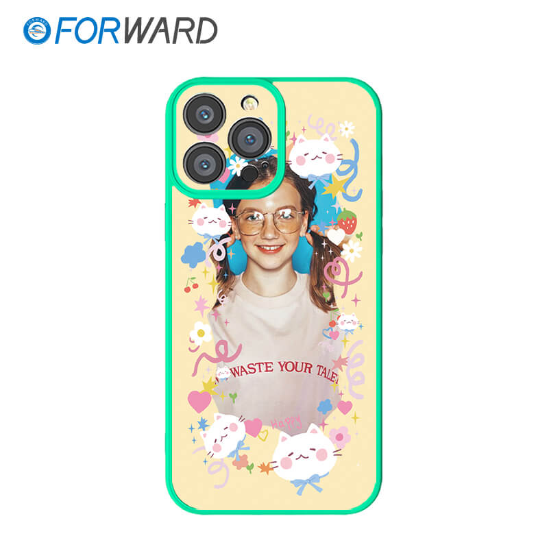 FORWARD Finished Phone Case For iPhone - Customize Your Uniqueness Series FW-KDZ015 Fresh Green