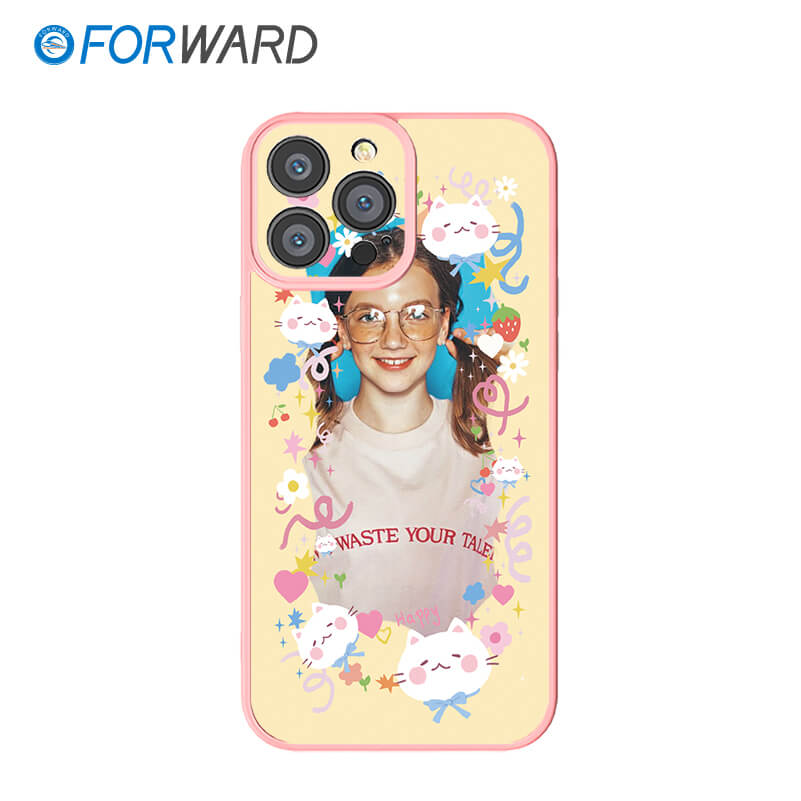 FORWARD Finished Phone Case For iPhone - Customize Your Uniqueness Series FW-KDZ015 Sakura Pink