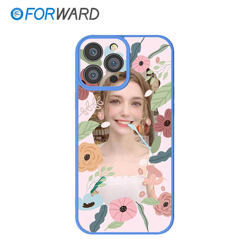 FORWARD Finished Phone Case For iPhone - Customize Your Uniqueness Series FW-KDZ016 Ivy Blue