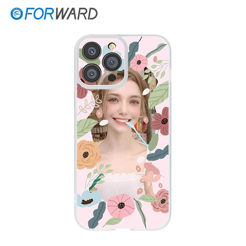 FORWARD Finished Phone Case For iPhone - Customize Your Uniqueness Series FW-KDZ016 Wedding White