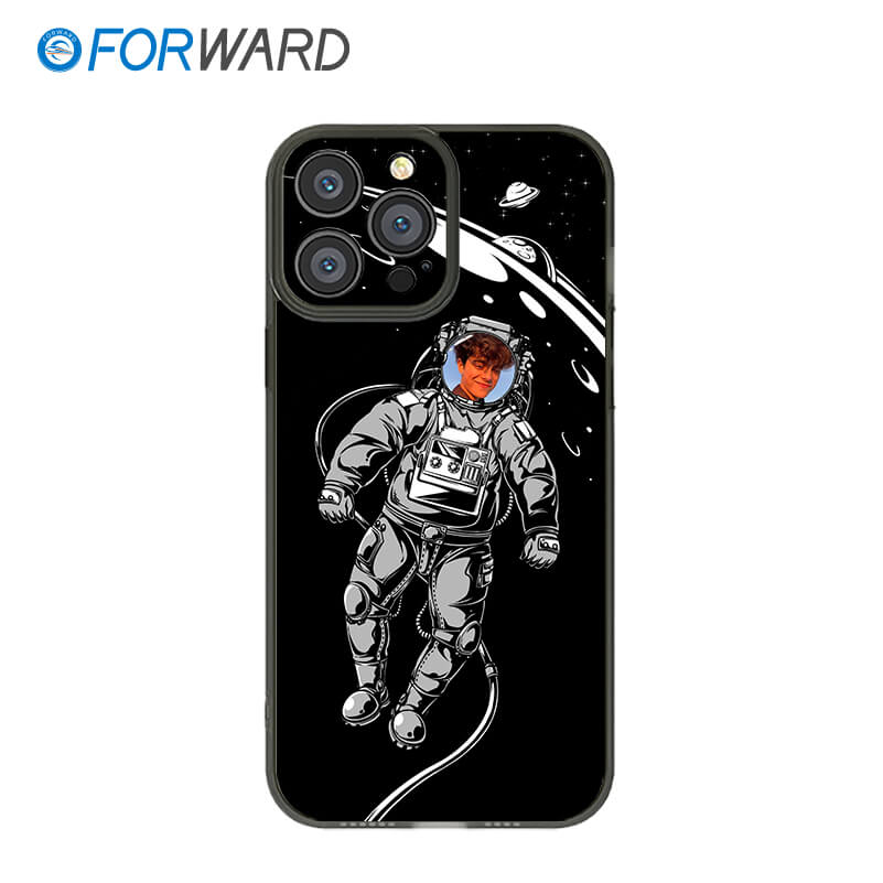 FORWARD Finished Phone Case For iPhone - Customize Your Uniqueness Series FW-KDZ022 Space Gray