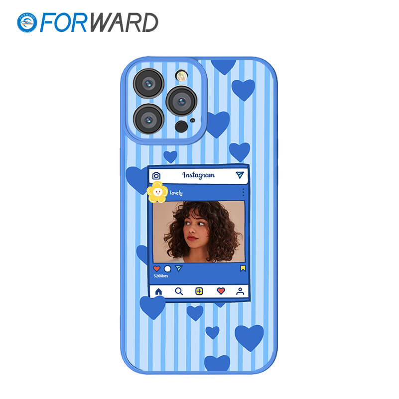 FORWARD Finished Phone Case For iPhone - Customize Your Uniqueness Series FW-KDZ024 Ivy Blue