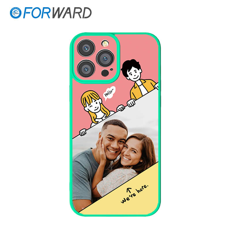 FORWARD Finished Phone Case For iPhone - Customize Your Uniqueness Series FW-KDZ027 Fresh Green
