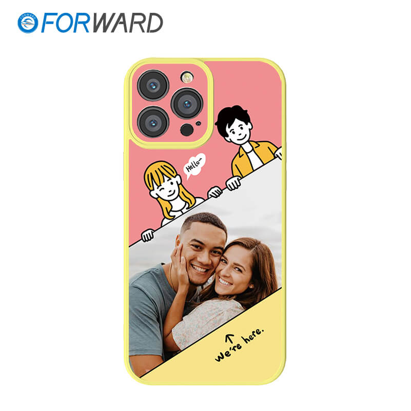 FORWARD Finished Phone Case For iPhone - Customize Your Uniqueness Series FW-KDZ027 Lemon Yellow