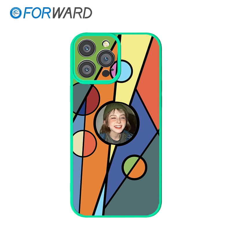 FORWARD Finished Phone Case For iPhone - Customize Your Uniqueness Series FW-KDZ028 Fresh Green