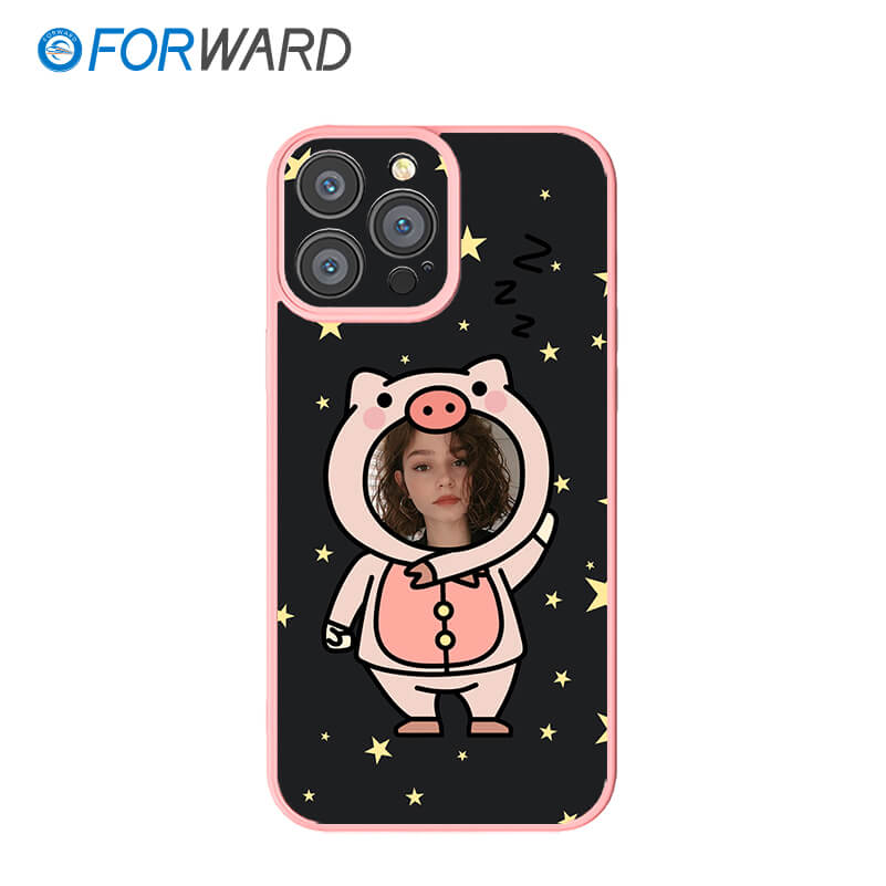 FORWARD Finished Phone Case For iPhone - Customize Your Uniqueness Series FW-KDZ034 Sakura Pink