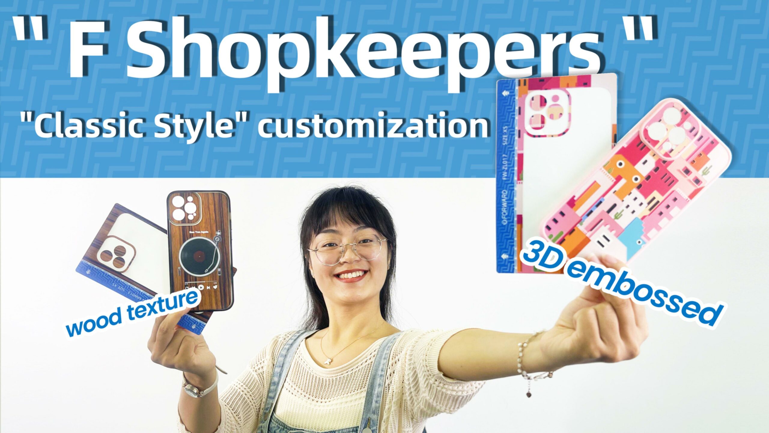 Increase Zero+ Screen Protector Cutting Machine's Profit -- "F Shopkeepers", "Classic Style" Customization