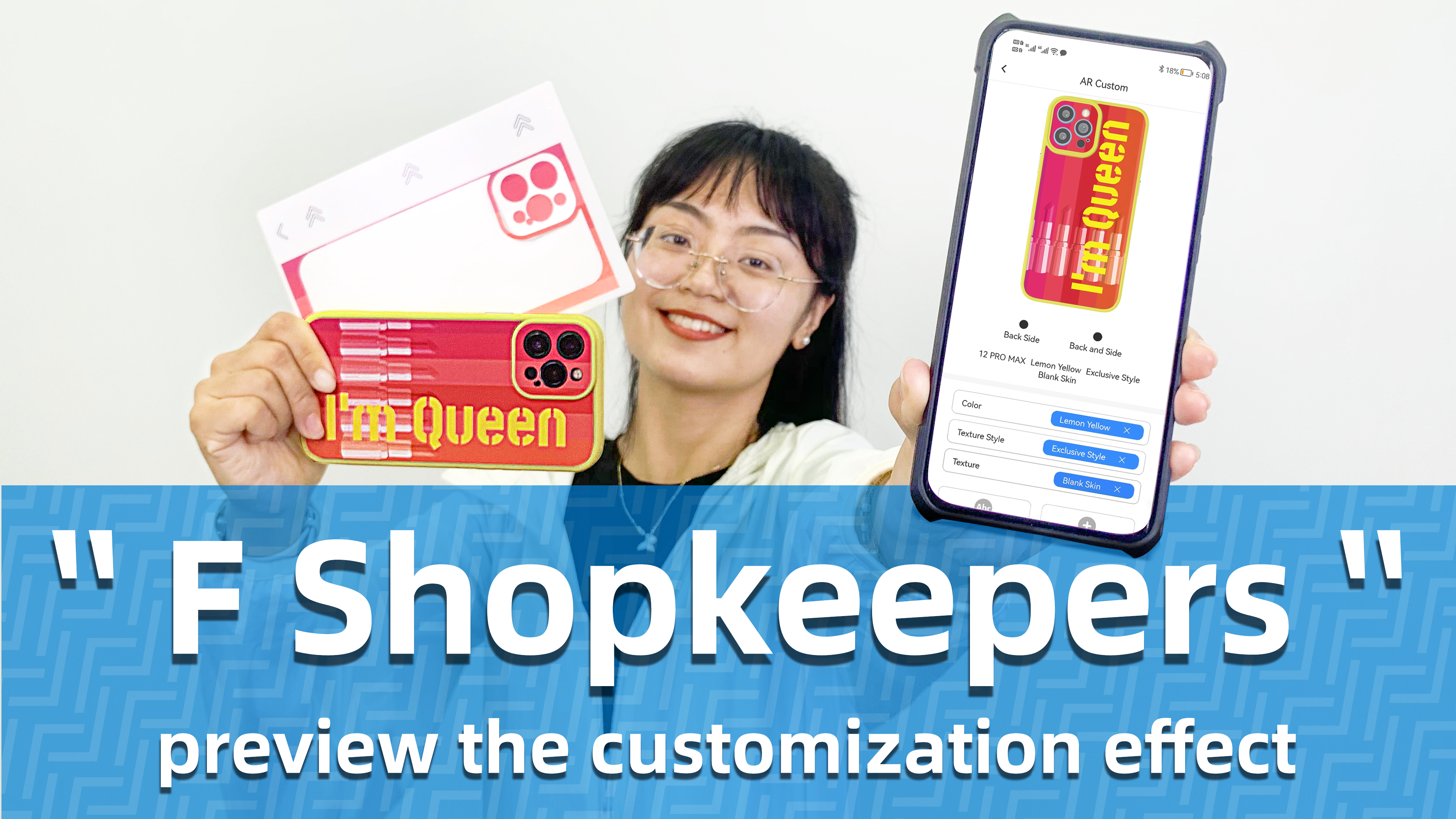 Increase Zero+ Screen Protector Cutting Machine's Profit --- "F Shopkeepers", help your customer preview the customization effect