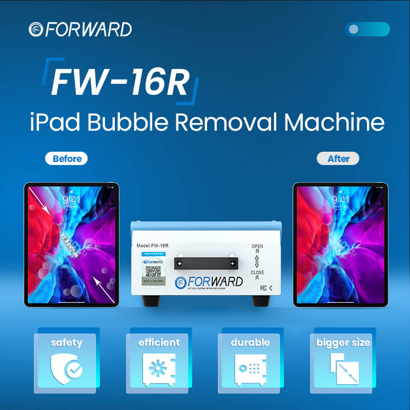 FORWAR FW-16R iPad Bubble Removal Machine for Tablet-Phone LCD Repair-Description