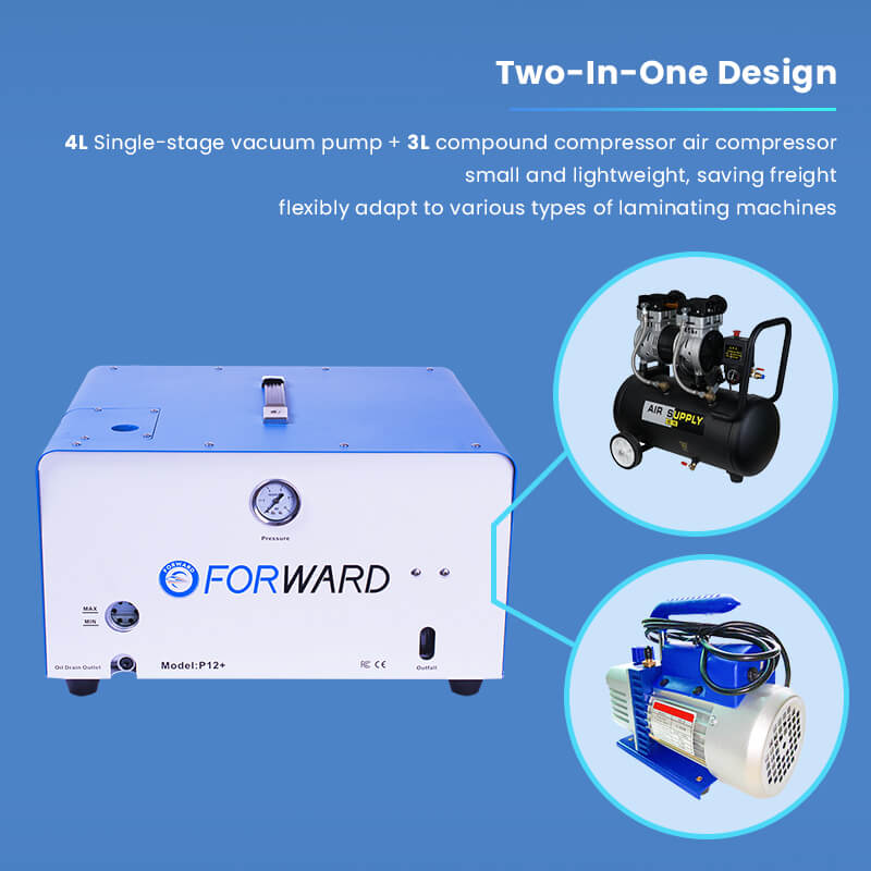 FORWARD FW-P12 Plus All in One Motor (Compressor+Pump) Two-in-one design