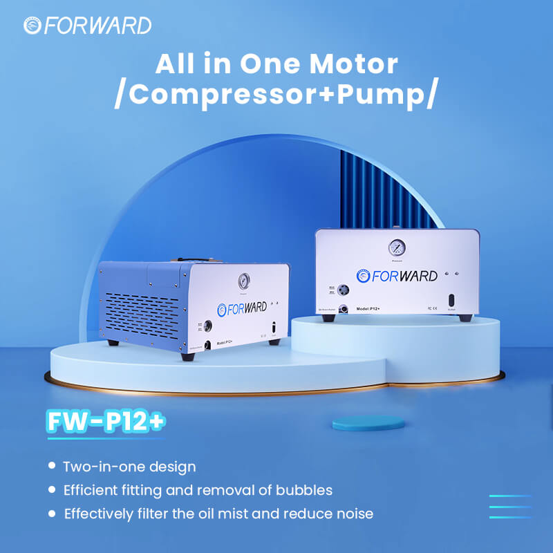 FORWARD FW-P12 Plus All in One Motor (Compressor+Pump) for Phone Screen Repair (1)