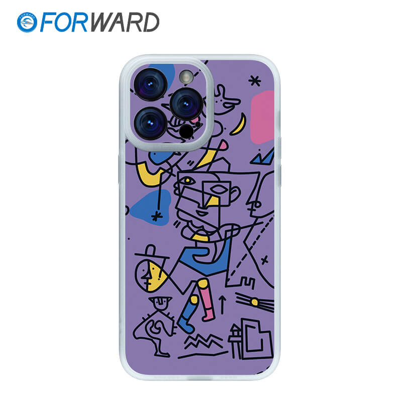 FORWARD Finished Phone Case For iPhone - Graffiti Design Series FW-KTY001 Wedding White