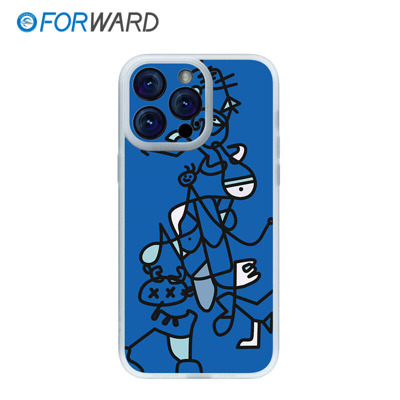 FORWARD Finished Phone Case For iPhone - Graffiti Design Series FW-KTY004 Wedding White