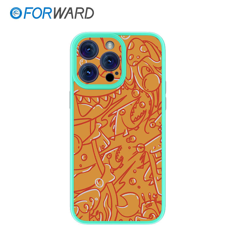 FORWARD Finished Phone Case For iPhone - Graffiti Design Series FW-KTY005 Fresh Green