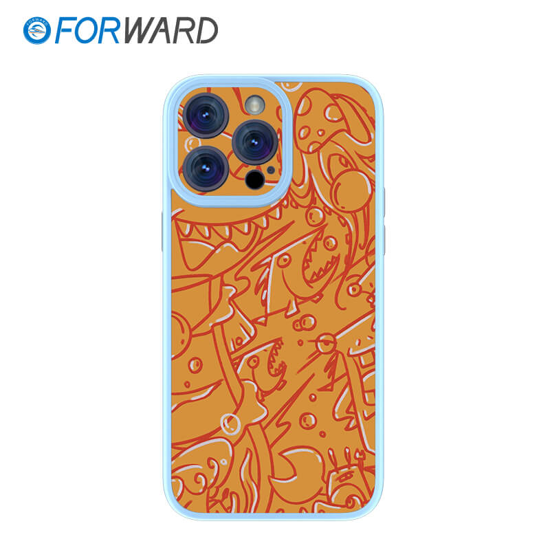 FORWARD Finished Phone Case For iPhone - Graffiti Design Series FW-KTY005 Ivy Blue