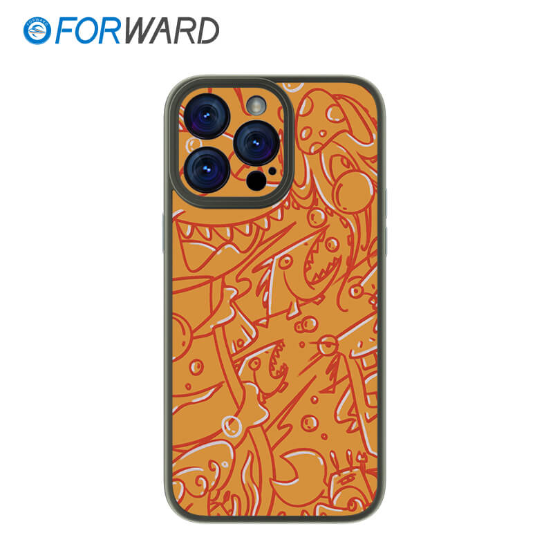 FORWARD Finished Phone Case For iPhone - Graffiti Design Series FW-KTY005 Space Gray