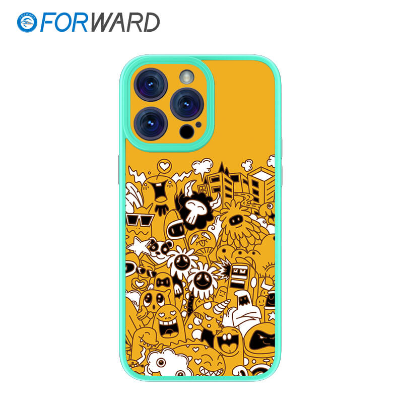 FORWARD Finished Phone Case For iPhone - Graffiti Design Series FW-KTY006 Fresh Green