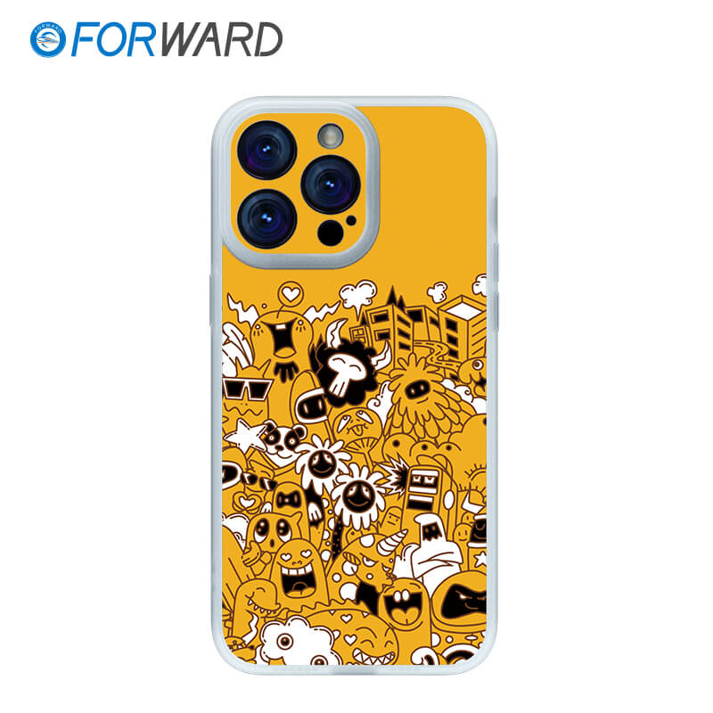 FORWARD Finished Phone Case For iPhone - Graffiti Design Series FW-KTY006 Wedding White
