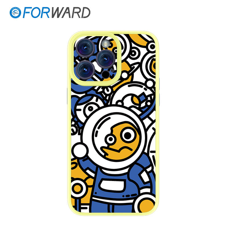 FORWARD Finished Phone Case For iPhone - Graffiti Design Series FW-KTY010 Lemon Yellow