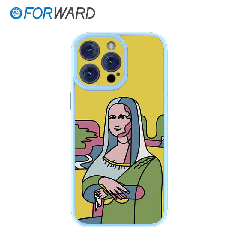 FORWARD Finished Phone Case For iPhone - Graffiti Design Series FW-KTY013 Ivy Blue
