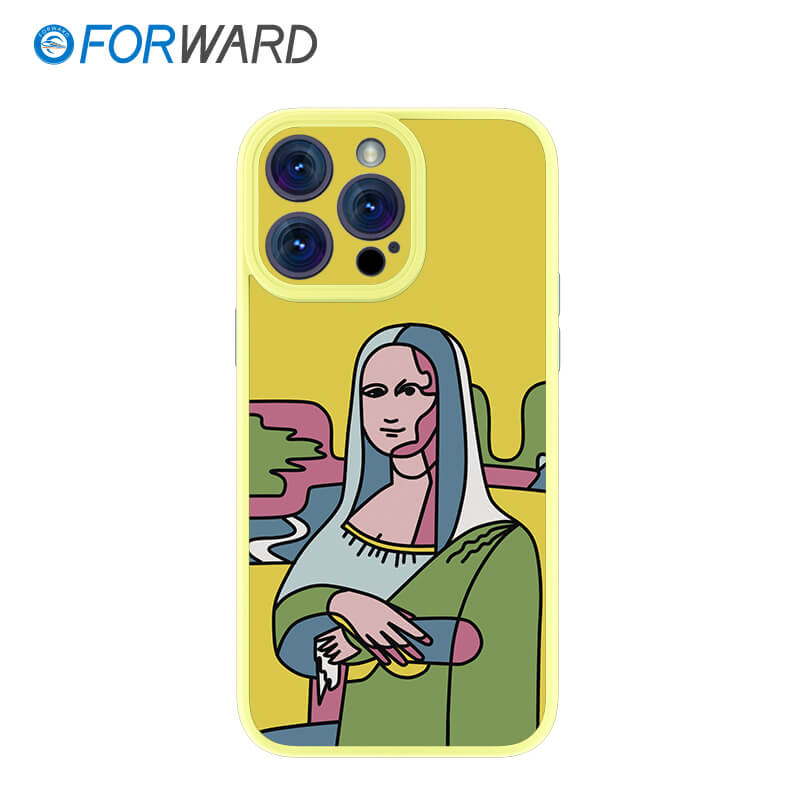 FORWARD Finished Phone Case For iPhone - Graffiti Design Series FW-KTY013 Lemon Yellow