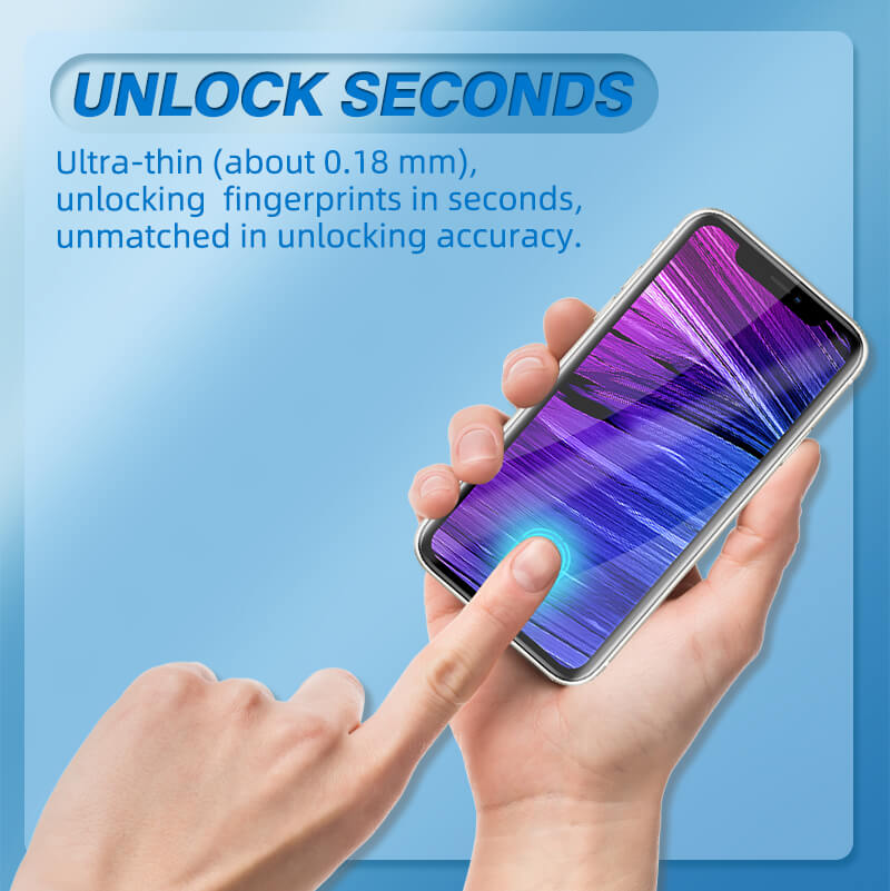 FORWARD UV Diamond Film Customizable Screen Protector Unlock seconds