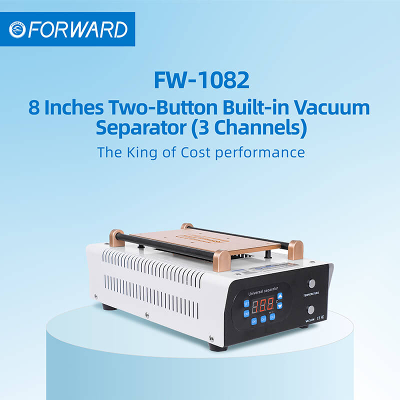 FW-1082-8 Inches Two-Button Built-in Vacuum Separator (3 Channels)-FORWARD