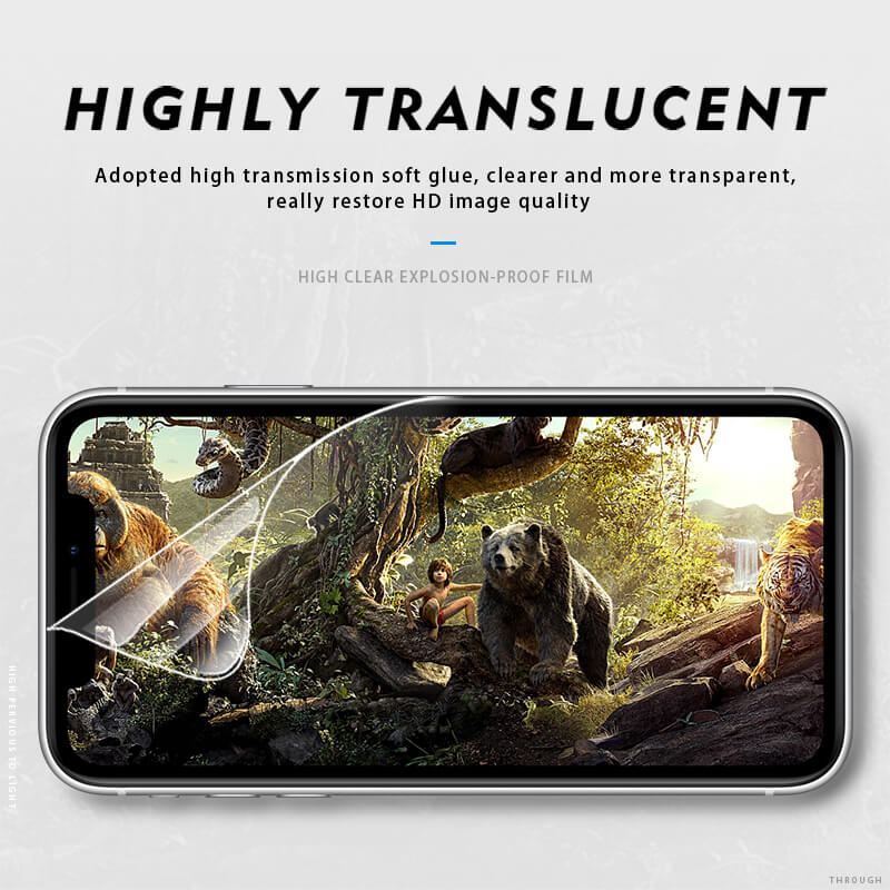 High Clear Flexible Explosion-proof Film for All Phone Screen Protector-HIGHLY TRANSL UCENT-FORWARD